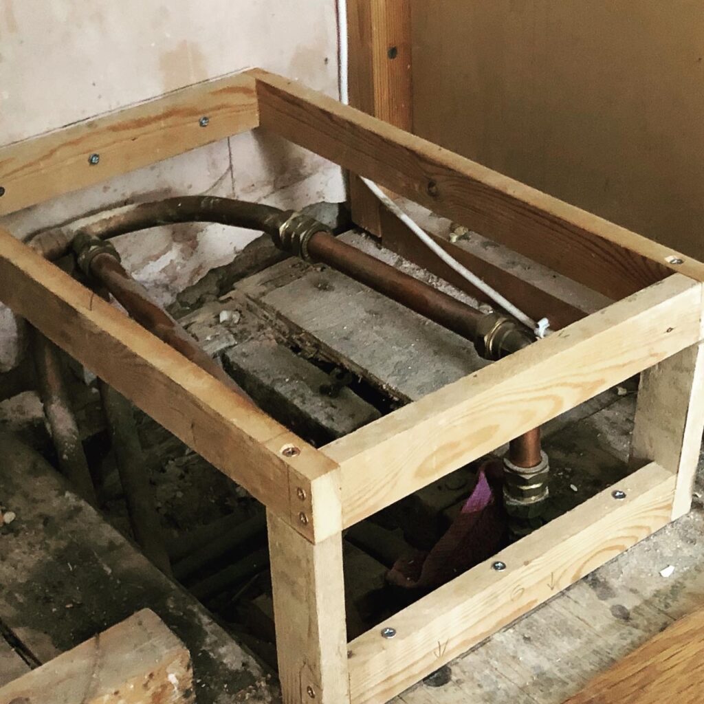 Boxing In Pipes EB Carpenter Handyman North London