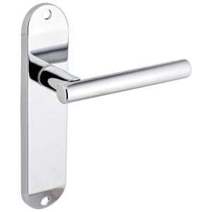 Kemsley Polished Chrome Lever Latch Door Handle – 1 Pair