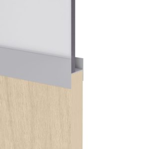 H Shape Joining Profile For 18mm Panels And Glass