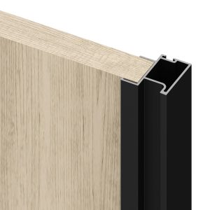 Placard Sharp Black Profile Handle For 18mm Doors Placard Sharp Black Profile Handle For 18mm Doors
