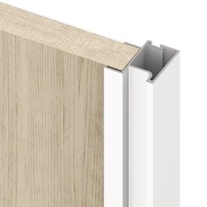 Placard Sharp White Profile Handle For 18mm Board Placard Sharp White Profile Handle For 18mm Board