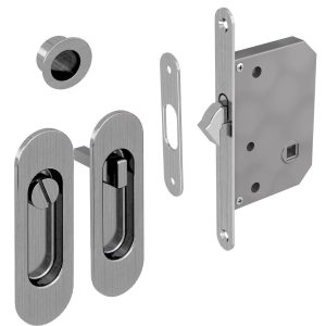 Sliding Door Bathroom Lock Set