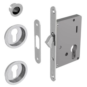 Sliding Door Euro Lock Set